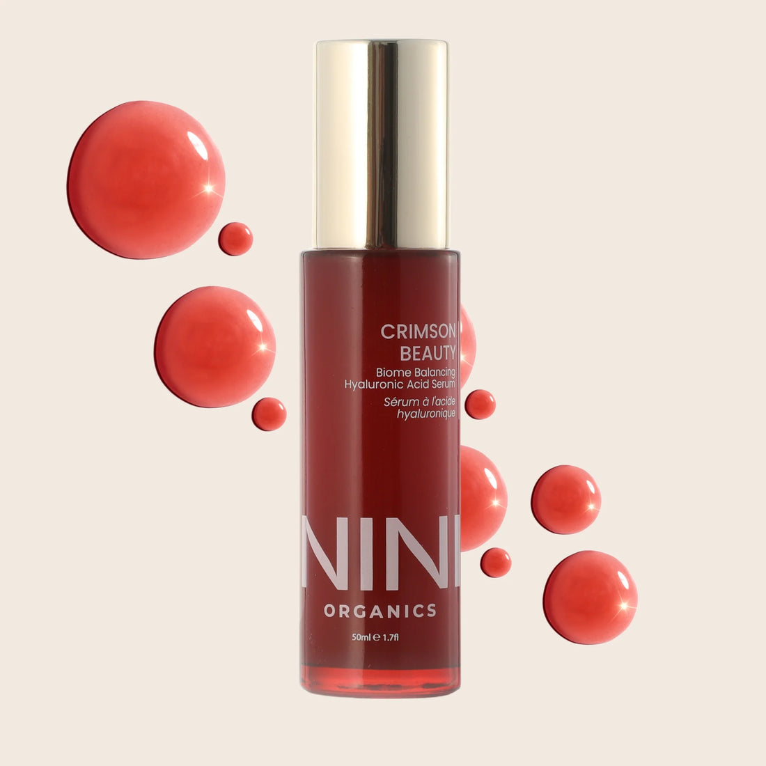 Crimson Beauty: Hyaluronic Acid Face Serum