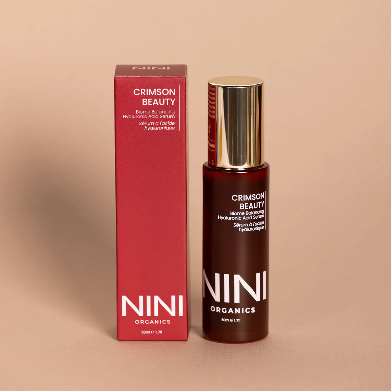 Crimson Beauty: Hyaluronic Acid Face Serum